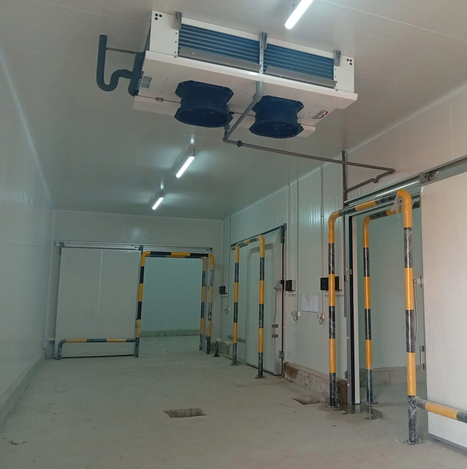 Cuarto frío de gran formato