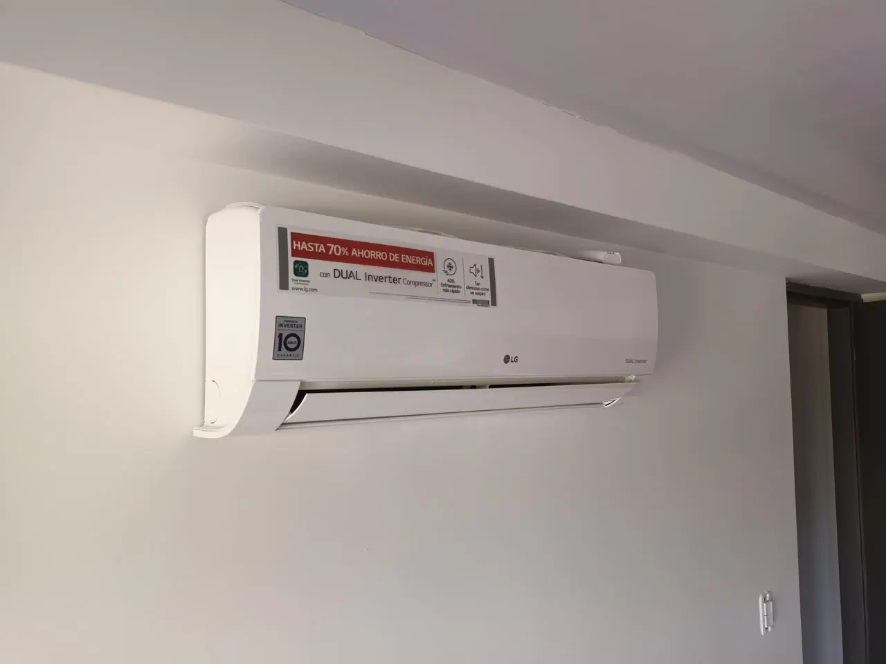 Instalación de aire acondicionado split