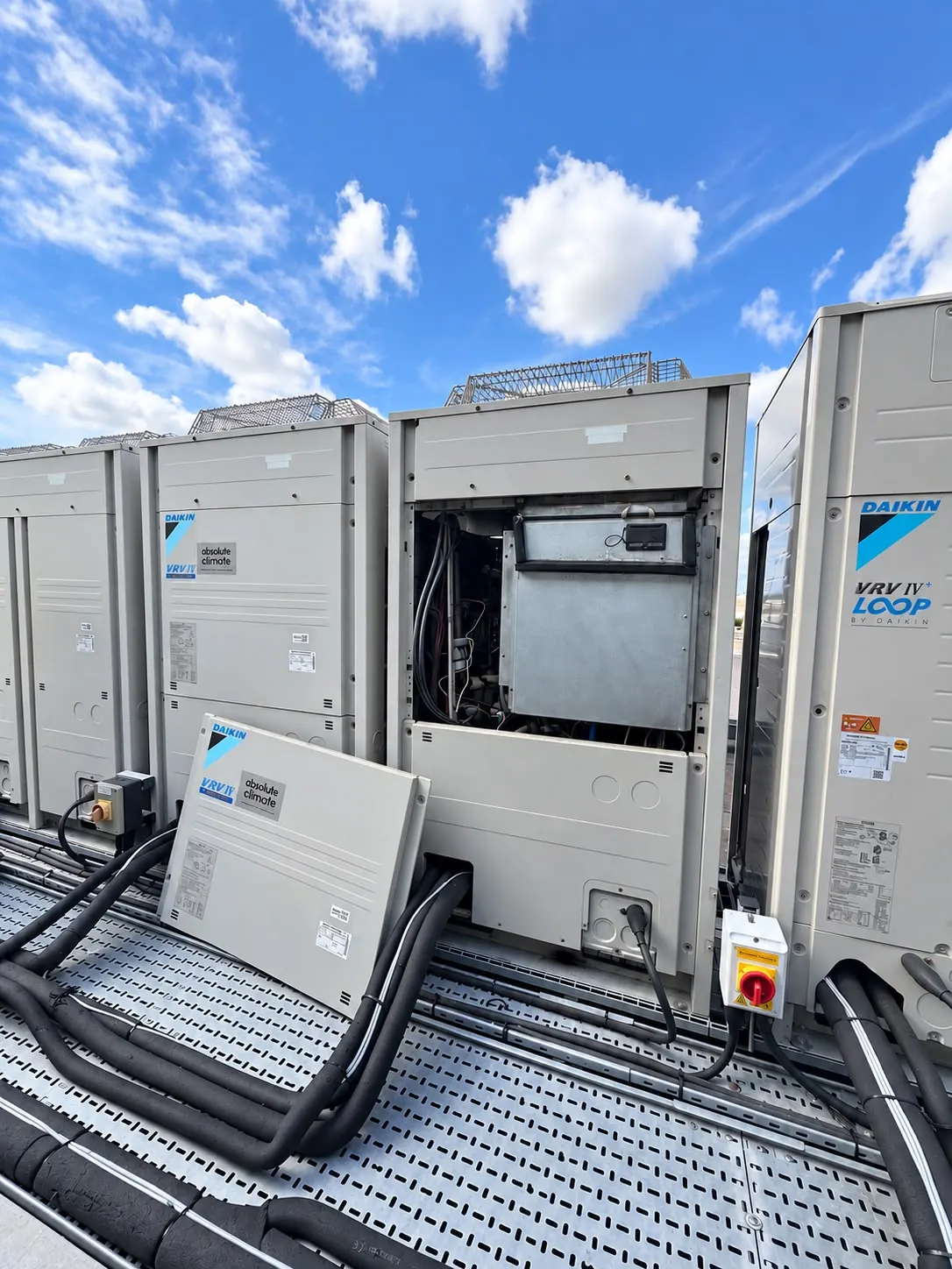 Sistema VRF en servicio